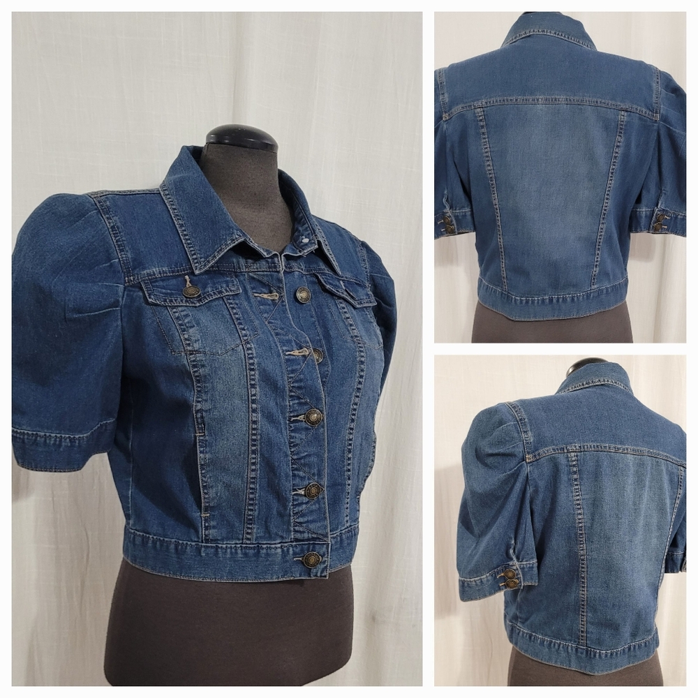 Cropped Jean Jacket / 10 - Picture 2 of 5